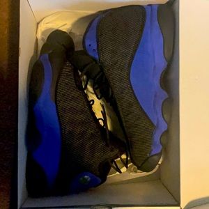 Jordan retro 13, size 12 & black & blue